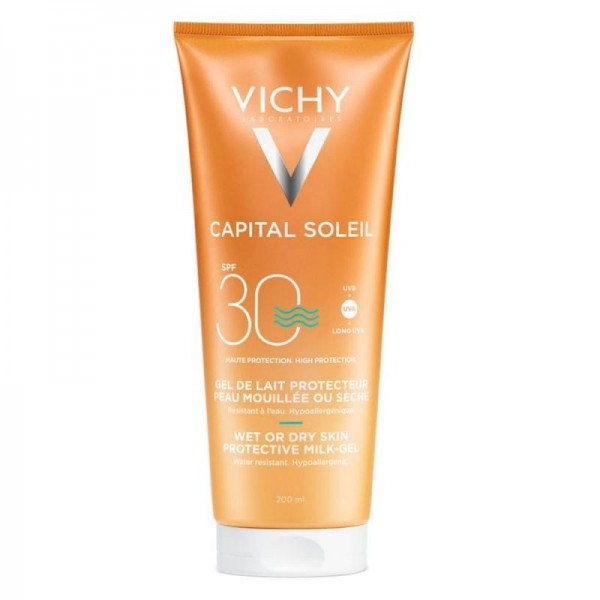 Vichy Capital Soleil Leche Gel Wet Skin SPF30 200 ml