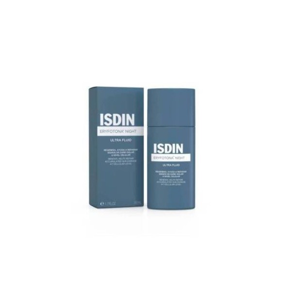 ISDIN Eryfotona Night Ultra Fluid 50 ml – Reparador Nocturno Antidaño Solar