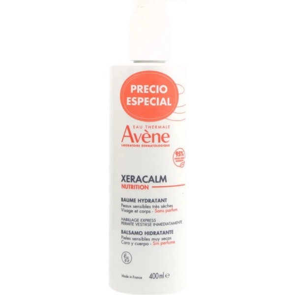 Avène XeraCalm Nutrición Bálsamo Hidratante Piel Seca y Atópica 400 ml
