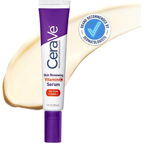 CeraVe Skin Renewing Sérum con Vitamina C 30 ml – Sérum Iluminador con Ceramidas